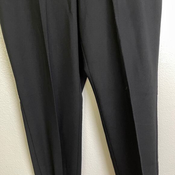 APC Rue Madame Paris Pants Womens Size 40 Black Tapered Pleated Side Zip Career - Picture 4 of 10